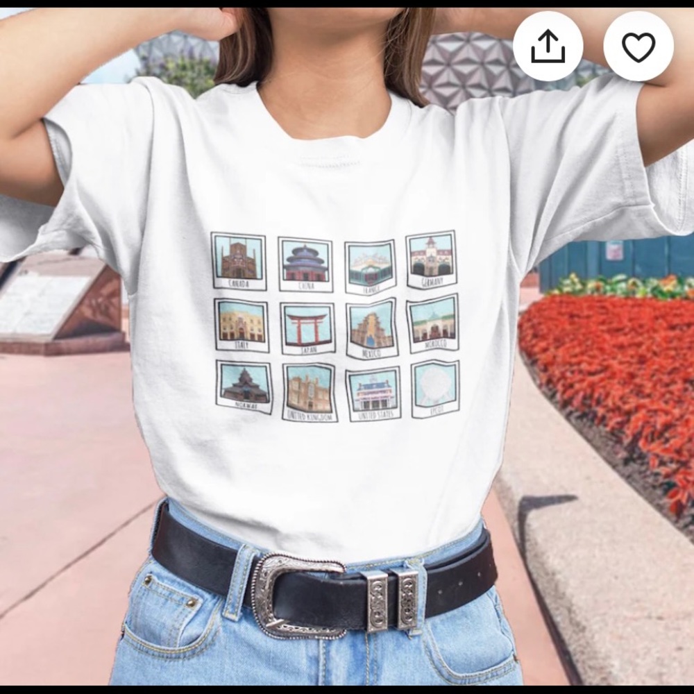 Disney/Epcot short-sleeved shirt!